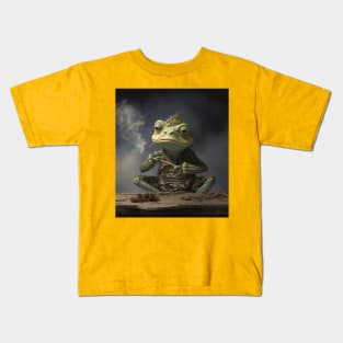 Froggy smoke Kids T-Shirt